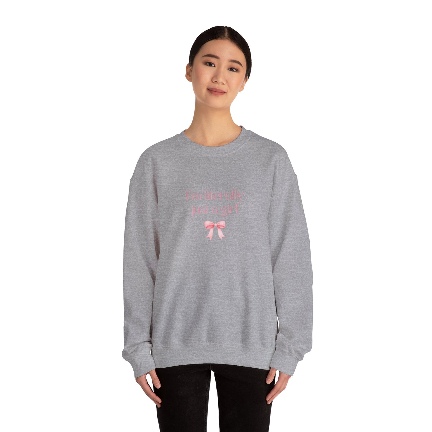 I'm just a girl Crewneck Sweatshirt