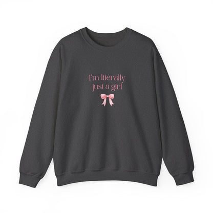 I'm just a girl Crewneck Sweatshirt