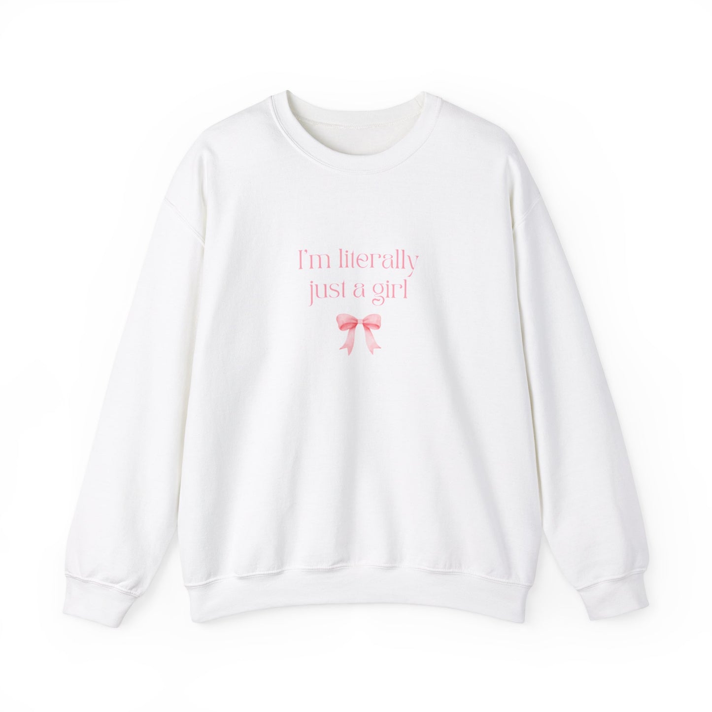 I'm just a girl Crewneck Sweatshirt