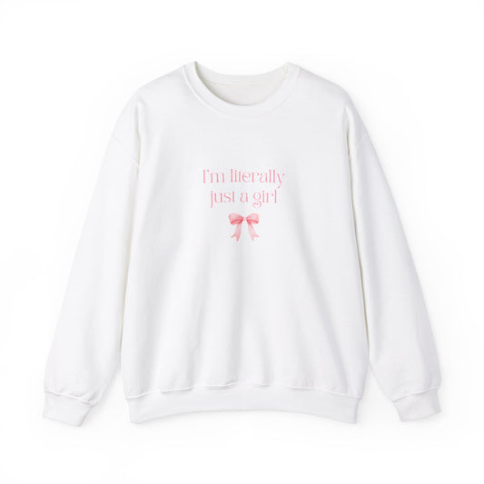 I'm just a girl Crewneck Sweatshirt