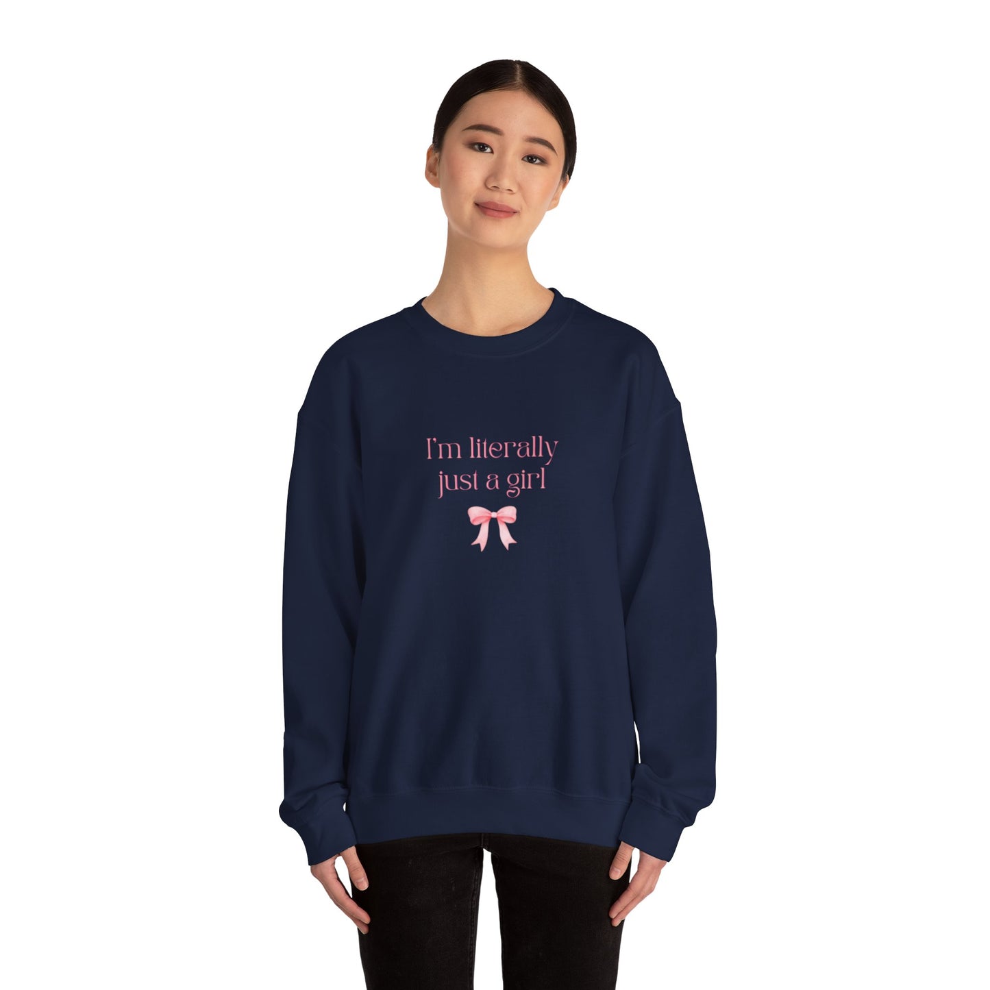 I'm just a girl Crewneck Sweatshirt