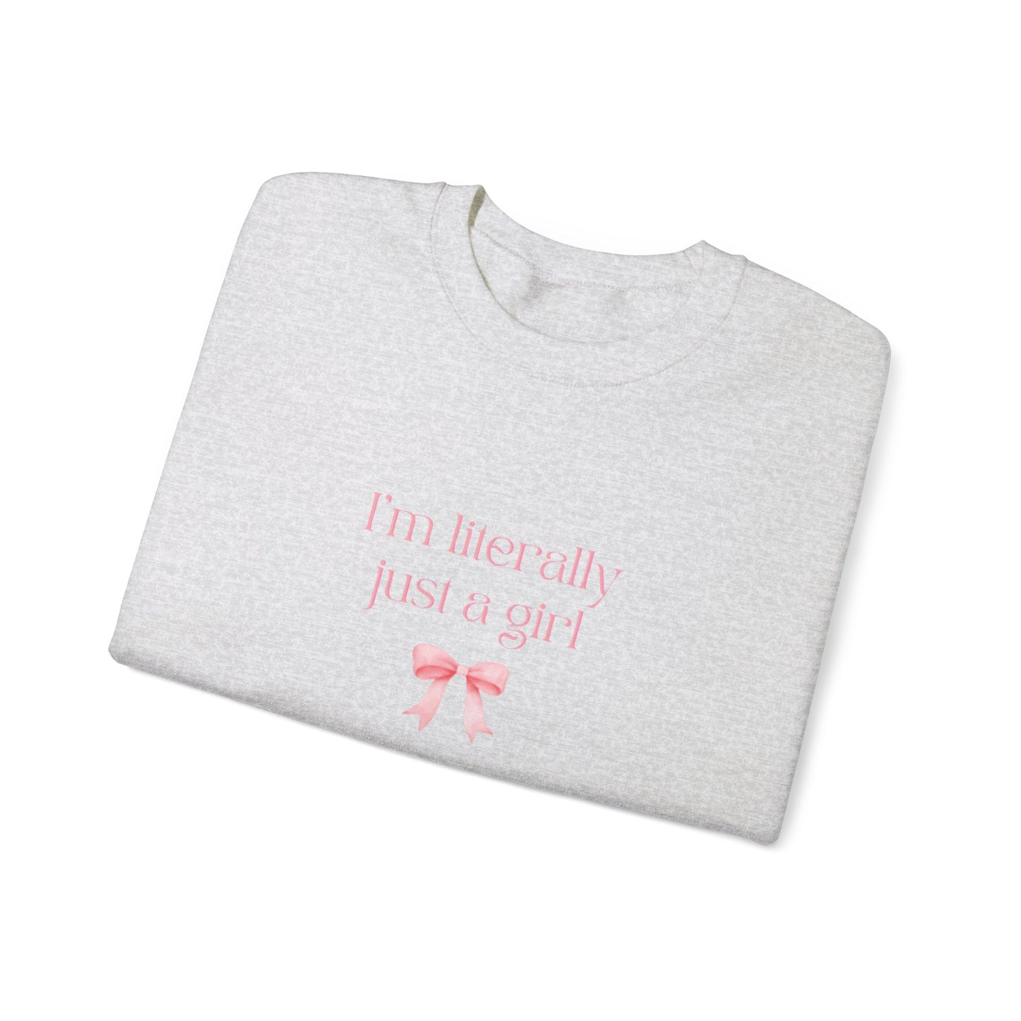 I'm just a girl Crewneck Sweatshirt