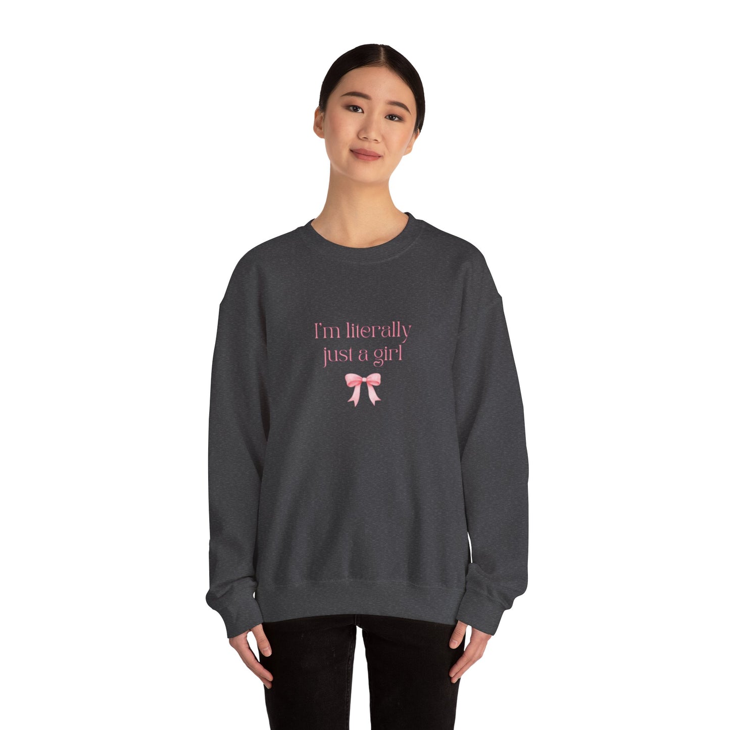 I'm just a girl Crewneck Sweatshirt