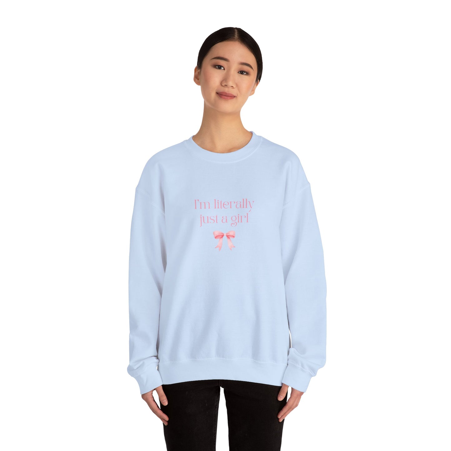 I'm just a girl Crewneck Sweatshirt